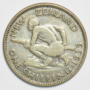 New Zealand 1935 Shilling 904314 combine shipping
