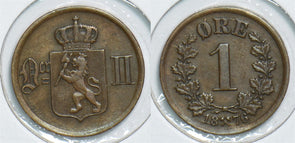 Norway 1876 Ore 198572 combine shipping