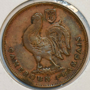 France 1943 Cameroon Franc Rooster animal 296967 combine shipping
