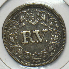 India Princely States 1860 ~81 Travancore. Fanama Rama Varma I0521 combine ship