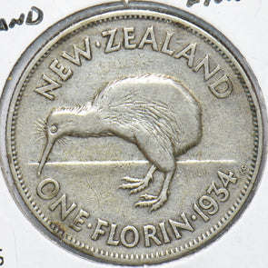 New Zealand 1934 Florin Kiwi Bird animal 192537 combine shipping