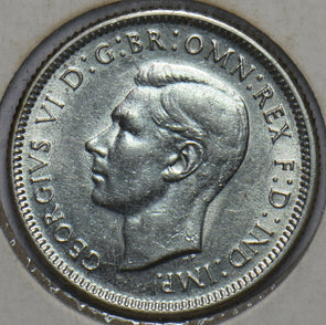 Australia 1944 S Shilling Merino ram animal 902627 combine shipping