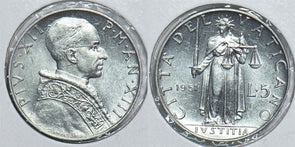 Vatican 1951 5 Lire 198611 combine shipping