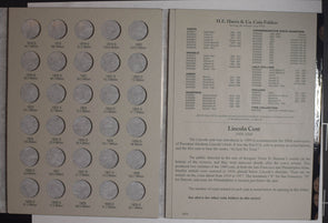 1909 ~40 Lincon Cent album  BU0399 combine shipping