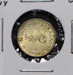 Curacao 1944 1/10 Gulden  901034 combine shipping