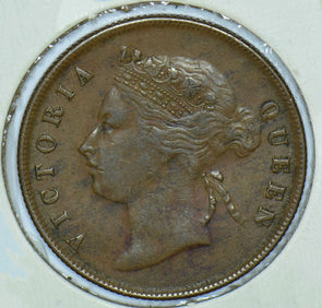 Straits Settlements 1901 Queen Victoria Cent 290541 combine shipping