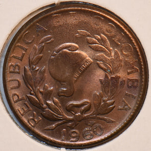 Colombia 1960 5 Centavos 196132 combine shipping