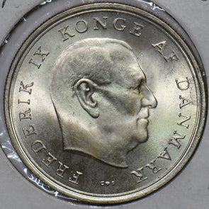 Denmark 1967 10 Kroner BU Wedding of Princess Margrethe 295025 combine shipping