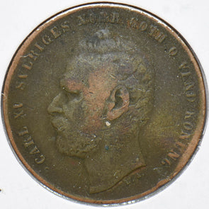 Sweden 1861 2 Ore 192703 combine shipping