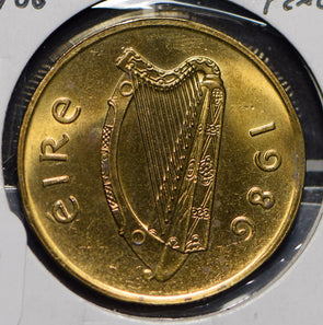 Ireland 1986 20 Pence Horse animal  191199 combine shipping