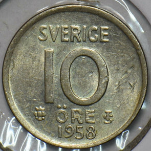 Sweden 1958 10 Ore 903562 combine shipping