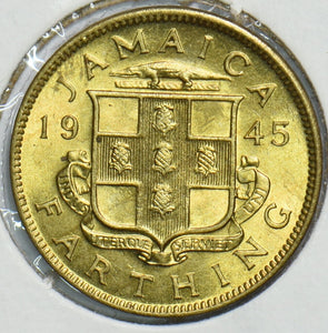 Jamaica 1945 Farthing BU 198510 combine shipping