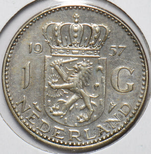 Netherlands 1957 Gulden Lion animal 900502 combine shipping