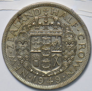 New Zealand 1949 1/2 Crown 193334 combine shipping