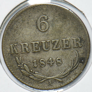Austria 1848 A 6 Kreuzer Eagle animal 193460 combine shipping