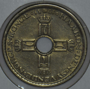 Norway 1951 Krone 290832 combine shipping