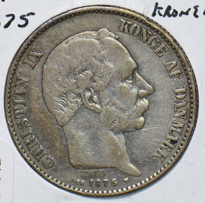 Denmark 1875 2 Kroner Porpoise animal 294512 combine shipping