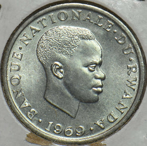 Rwanda 1969 Franc BU 297396 combine shipping
