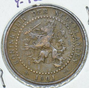 Netherlands 1901 Cent 190809 combine shipping