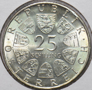 Austria 1969 25 Schilling UNC 192816 combine shipping