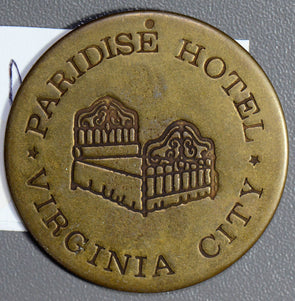 U0055   Paridise Hotel Token virginia city combine shipping