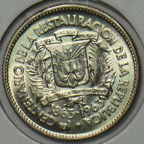 Dominican Republic 1963 10 Centavos Gem BU 297088 combine shipping