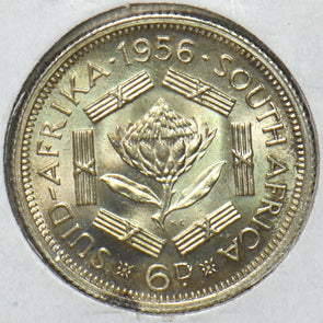 South Africa 1956 6 Pence 193160 combine shipping