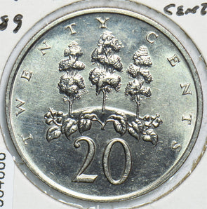 Jamaica 1989 20 Cents 904666 combine shipping
