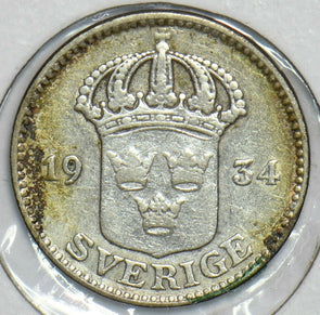 Sweden 1934 25 Ore 903962 combine shipping