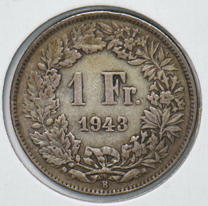 Switzerland 1943 Franc 901840 combine shipping