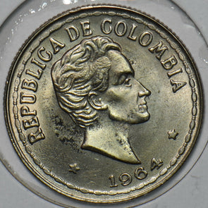 Colombia 1964 20 Centavos Eagle animal 196088 combine shipping