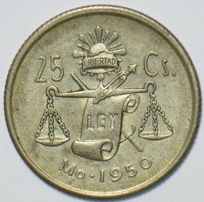 Mexico 1950 25 Centavos Eagle with Snake animal 903426 combine shipping