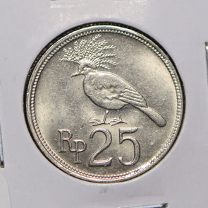 Indonesia 1971 25 Rupiah Victoria crowned pigeon animal  901351 combine shipping