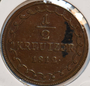 Austria 1812 1/2 Kreuzer Eagle animal 193396 combine shipping