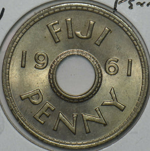 Fiji 1961 Penny 196334 combine shipping