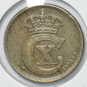 Denmark 1920 25 Ore 901846 combine shipping