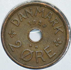 Denmark 1928 2 Ore 198390 combine shipping