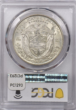 Panama 1966 Balboa PCGS MS 66 PC1293 combine shipping