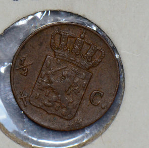 Netherlands 1859 1/2 Cent  190474 combine shipping