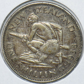 New Zealand 1935 Shilling 296419 combine shipping