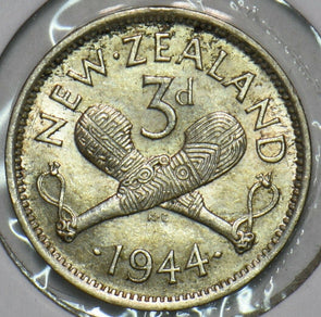New Zealand 1944 3 Pence 297586 combine shipping
