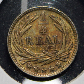 Guatemala 1901 1/4 Real  191077 combine shipping