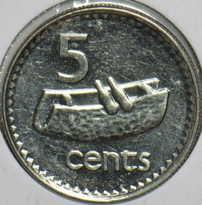 Fiji 1999 5 Cents 903662 combine shipping