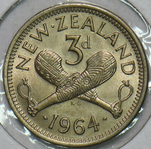 New Zealand 1964 3 Pence 196410 combine shipping