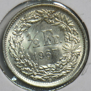 Switzerland 1967 1/2 Franc 298048 combine shipping