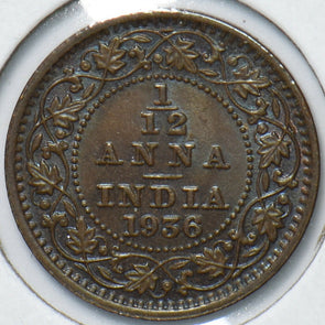 India British 1936 1/12 Anna 902451 combine shipping