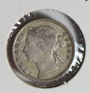 Straits Settlements 1894 10 Cents silver  S0267 combine shipping
