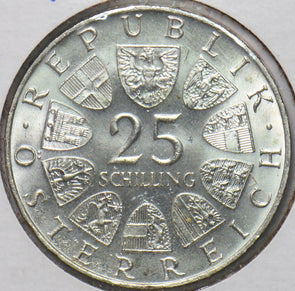 Austria 1970 25 Schilling UNC 192818 combine shipping