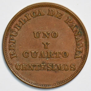 Panama 1940 1 1/4 Centesimos 197494 combine shipping