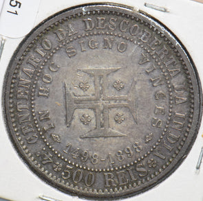 Portugal 1898 500 Reis 293951 combine shipping